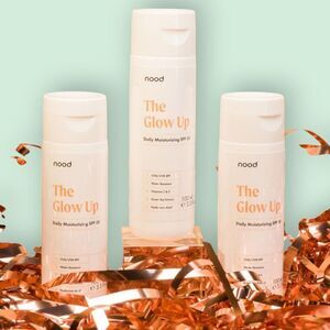 NEW 3 Pack NOOD The Glow Up Daily Moisturizing SPF 30 Sunscreen 100ml 3.4oz